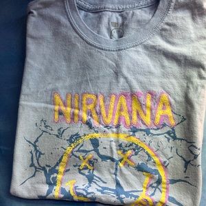 Nirvana medium over sized tee from Spencer’s